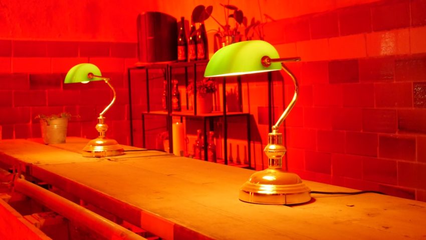 Photo Art Deco desk lamps