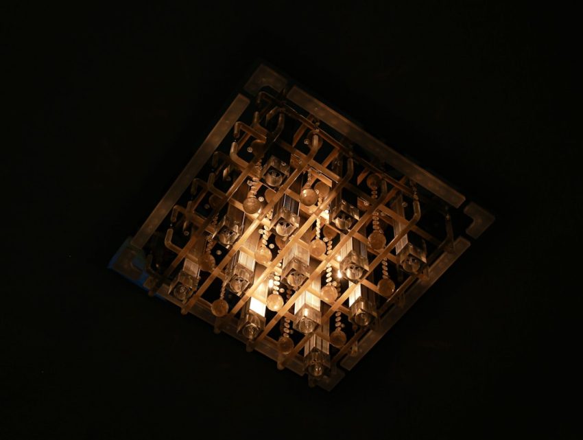 Photo flush mount ceiling light