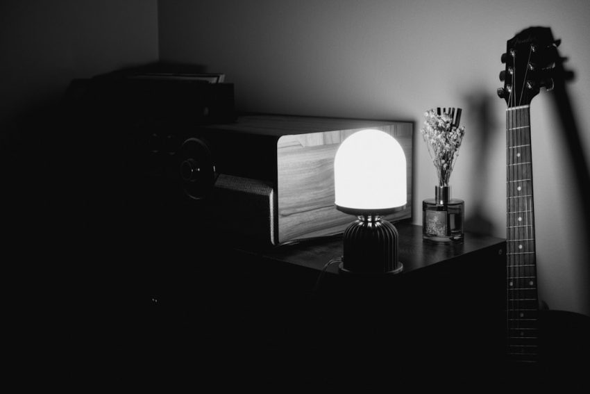 Photo nightstand lamp